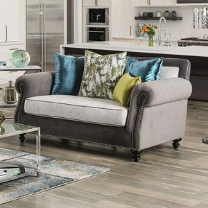 Mariella Sofa Collection SM2286 - Gray Plush Microfiber - Image 3
