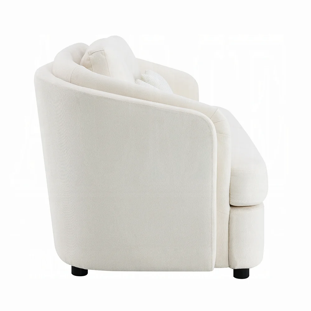Mariko 2 Pc Linen Sofa Collection LV02770 - Image 5