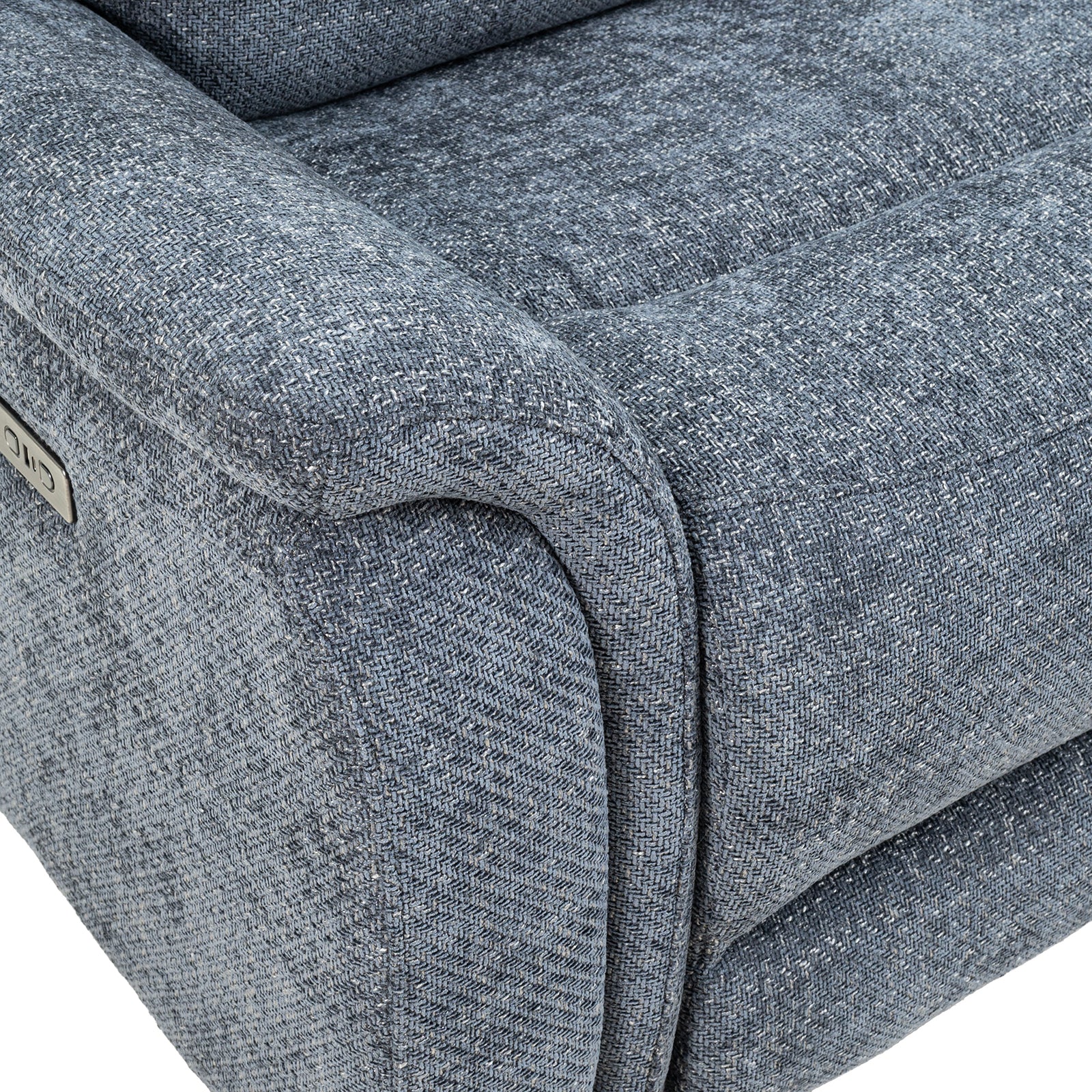 Mattheus Charcoal Gray Power Sectional - Image 11