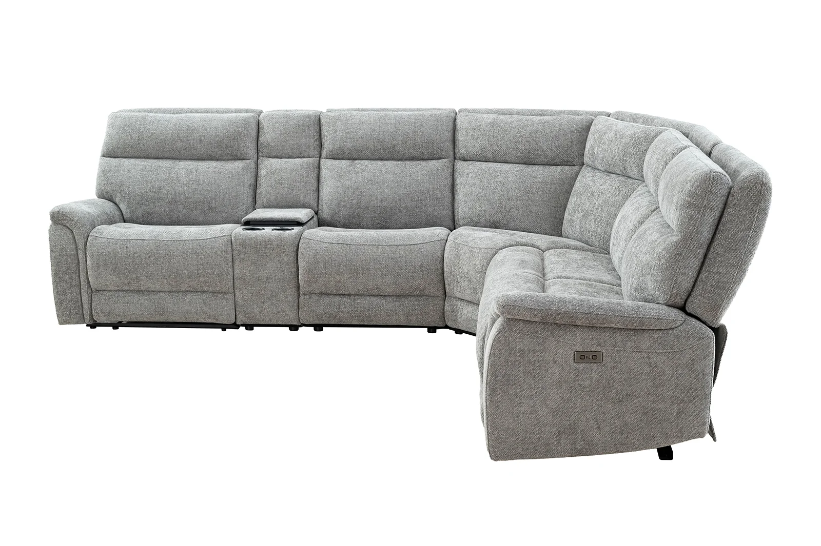 Mattheus Gray Power Sectional - Image 3