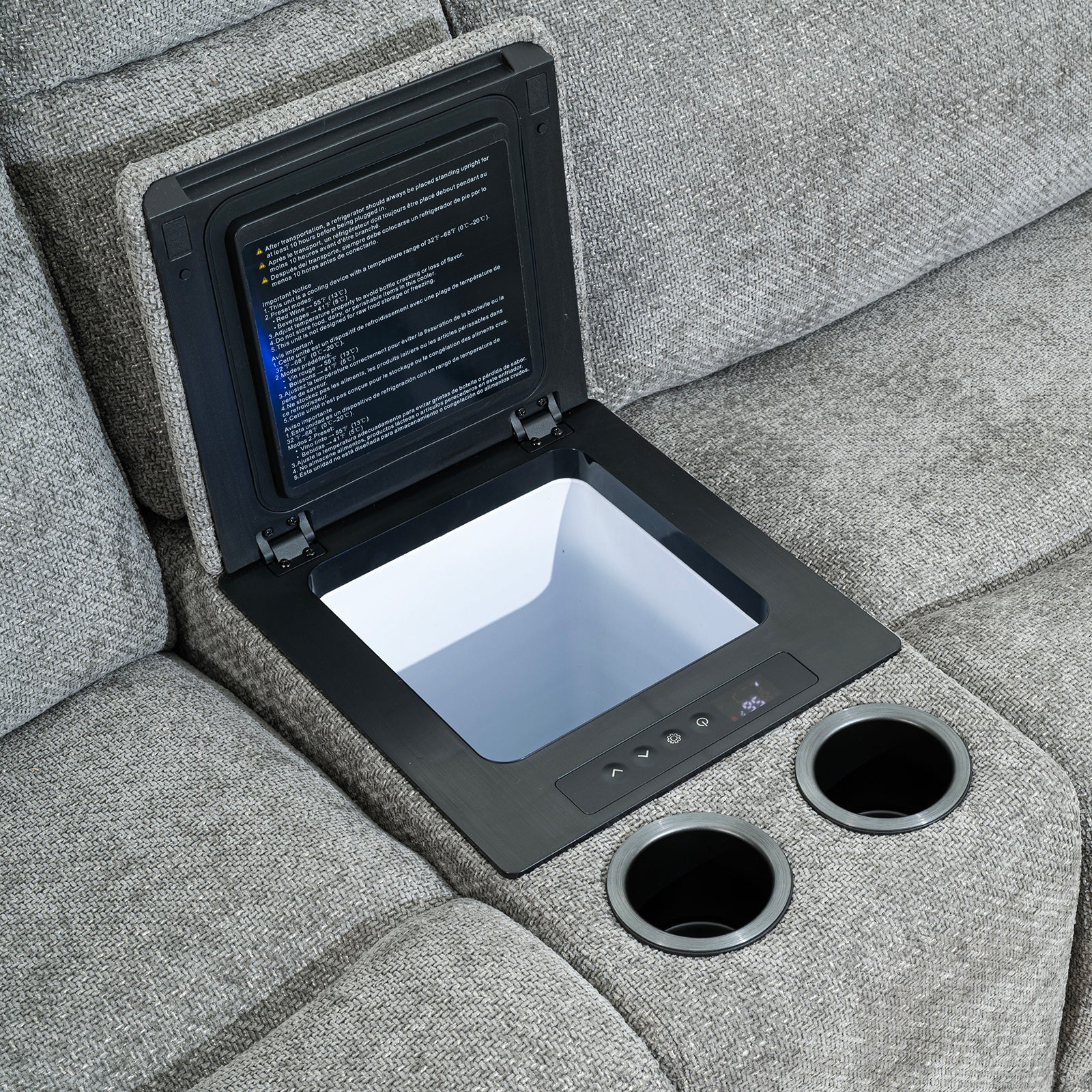 Mattheus Gray Power Sectional - Image 7