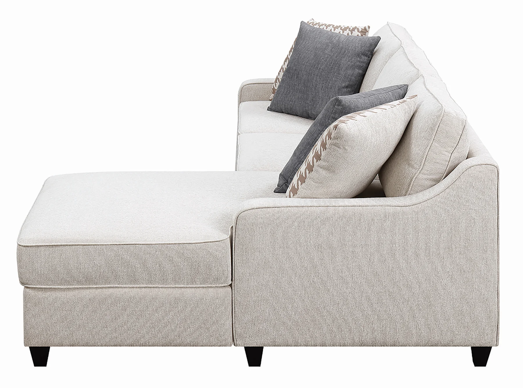 McLoughlin Upholstered Cream Sectional - Coaster 501840 - Image 4