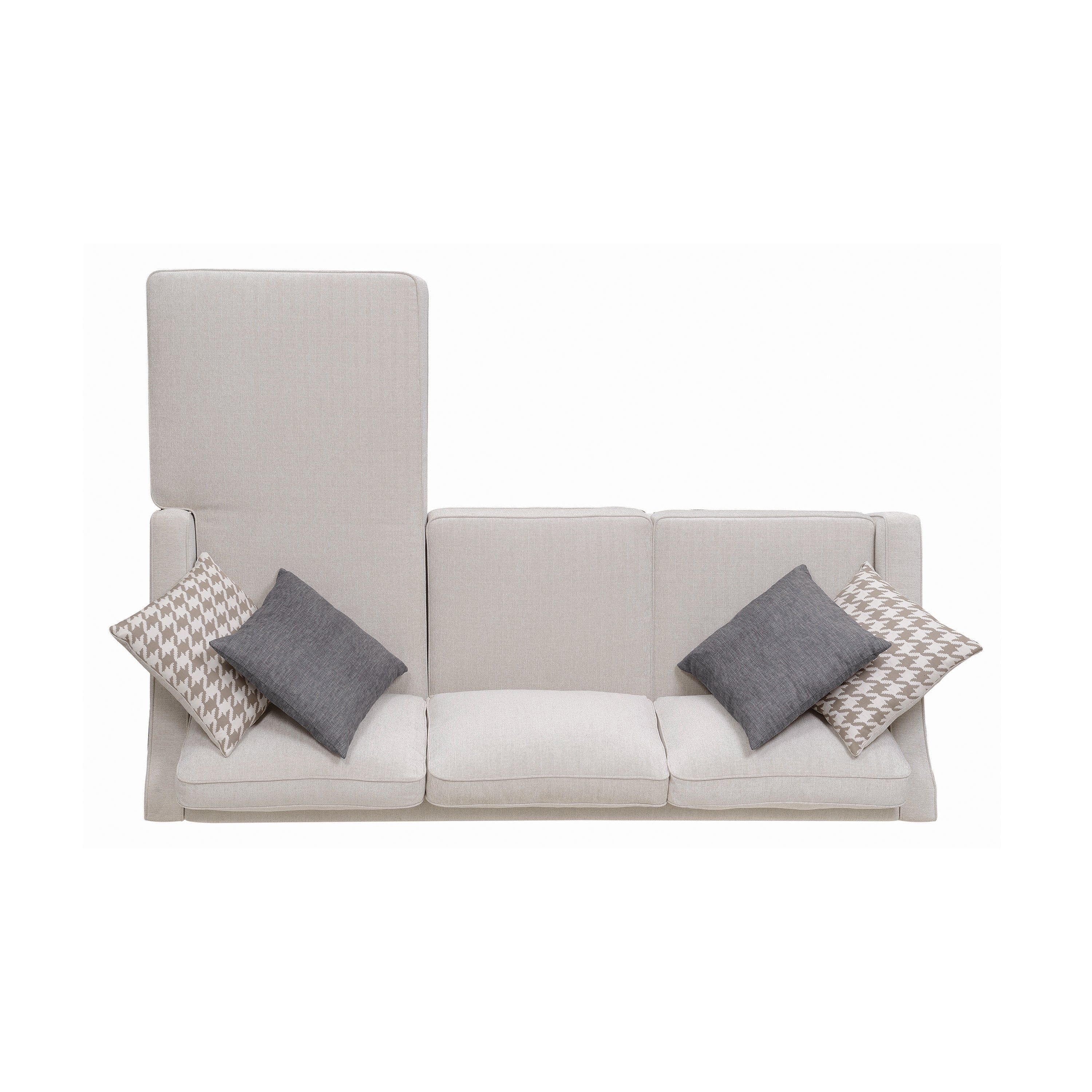 McLoughlin Upholstered Cream Sectional - Coaster 501840 - Image 5