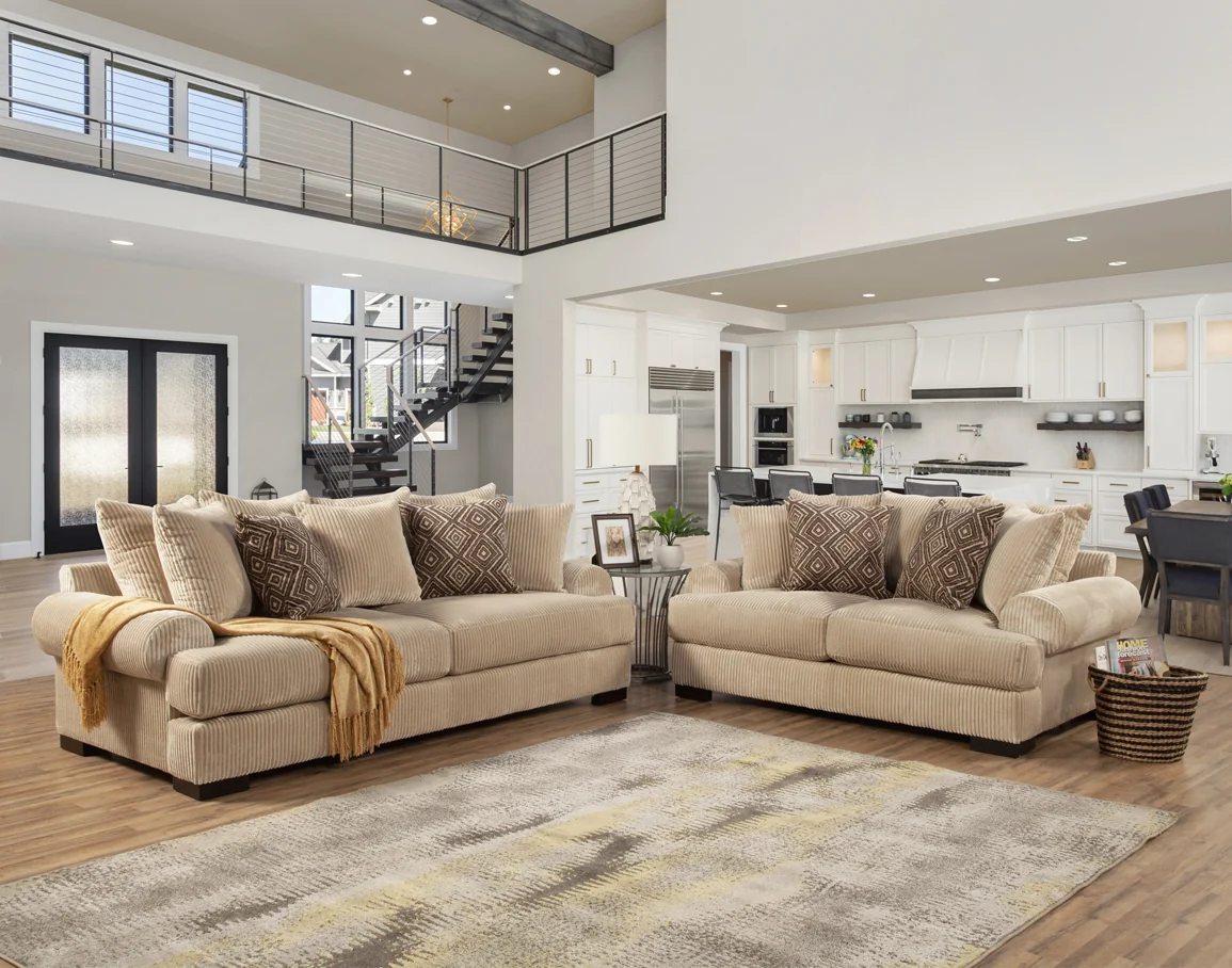 Memphis Sofa Collection New Comfort Industries - Beach