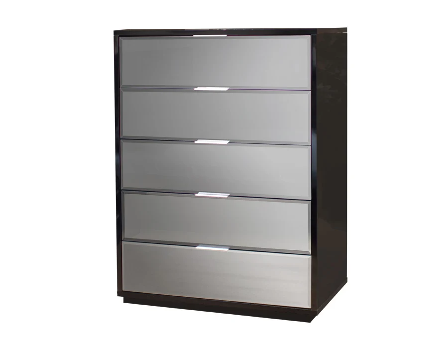 Mera Bedroom Collection - Black or White Lacquer - Image 4