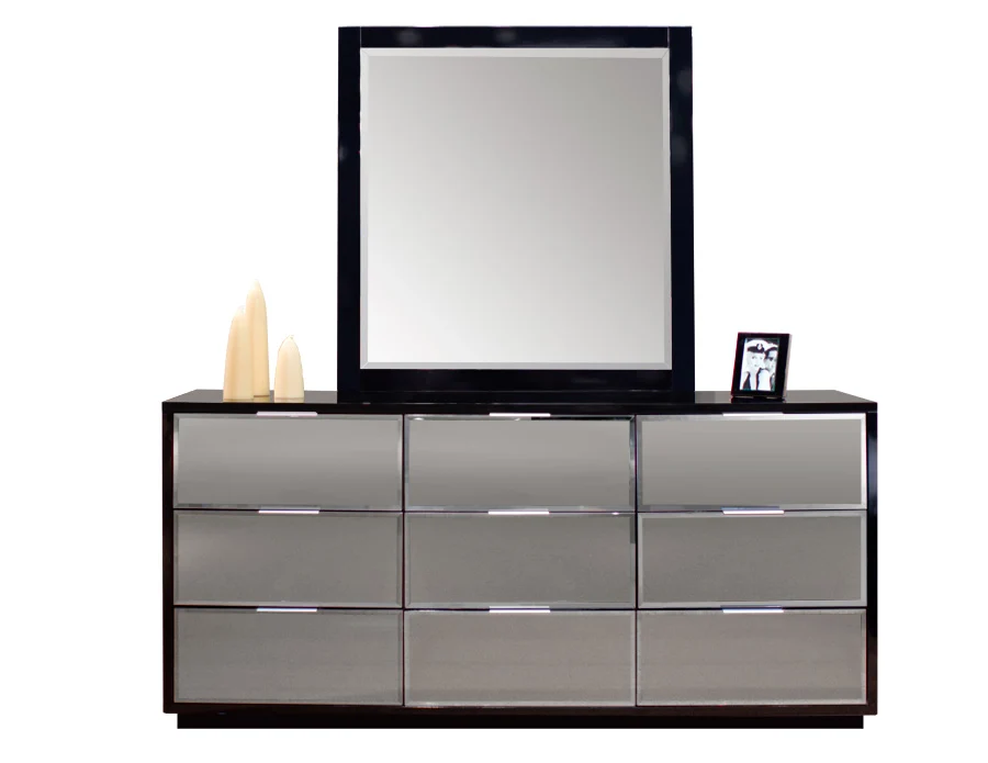 Mera Bedroom Collection - Black or White Lacquer - Image 7