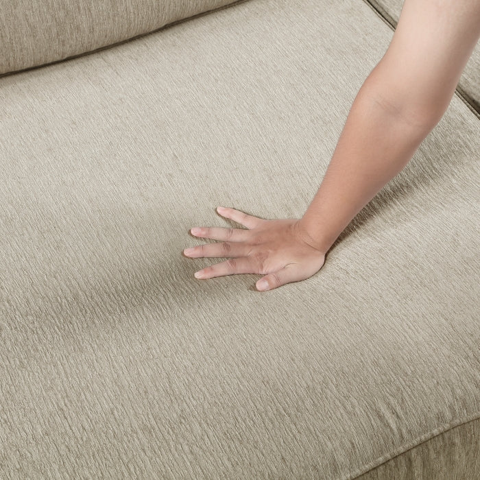 Mila 5 Pc Modular Sectional Pewter Chenille - Image 15