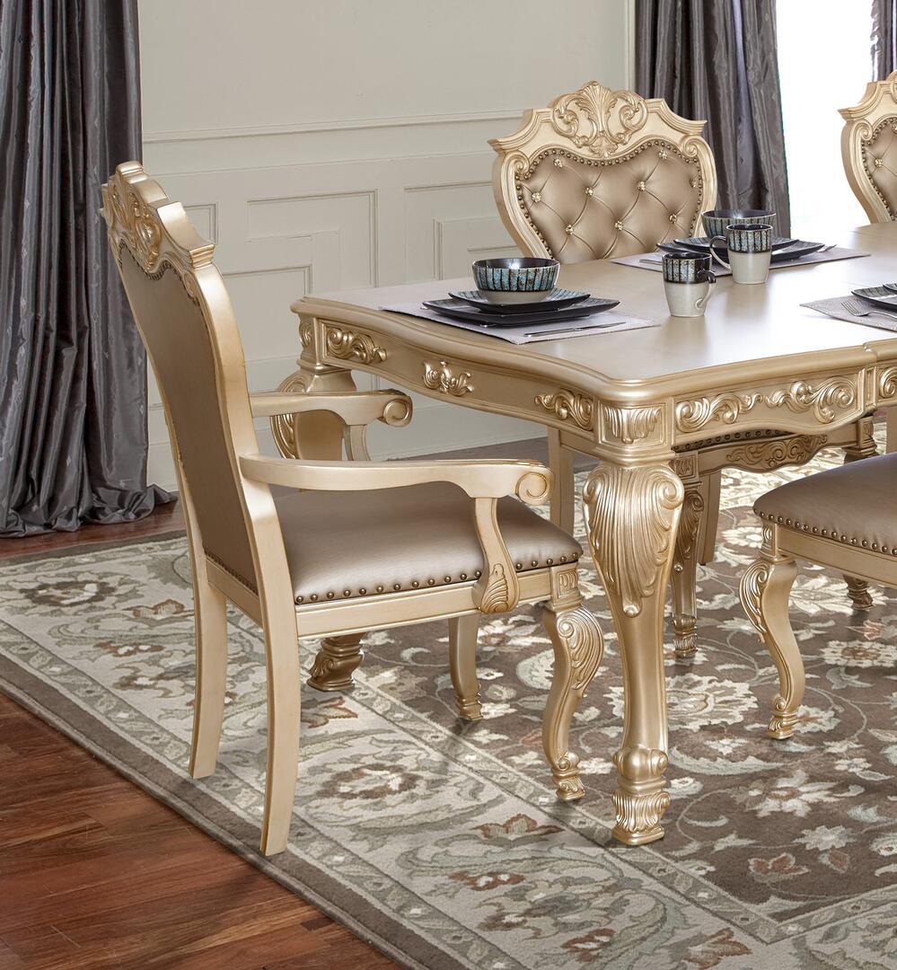Miranda Gold Dining Collection by Cosmos Furniture - Image 3