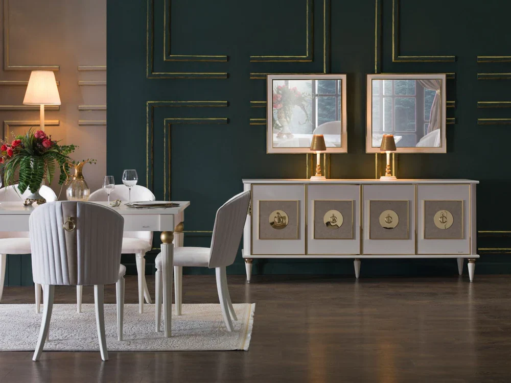 Mistral Opak White Gloss Dining Collection - Image 4