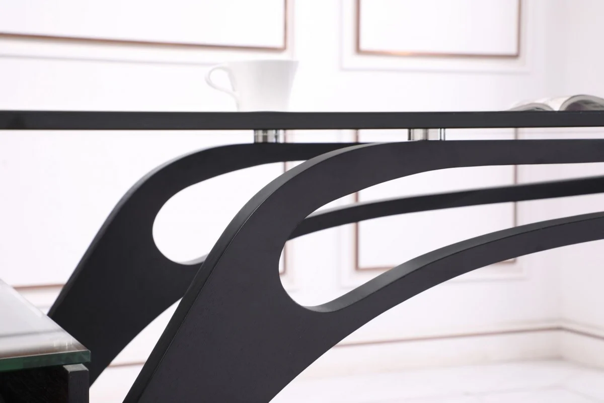 Modrest Suffolk - Contemporary Black Ash Desk - Image 5