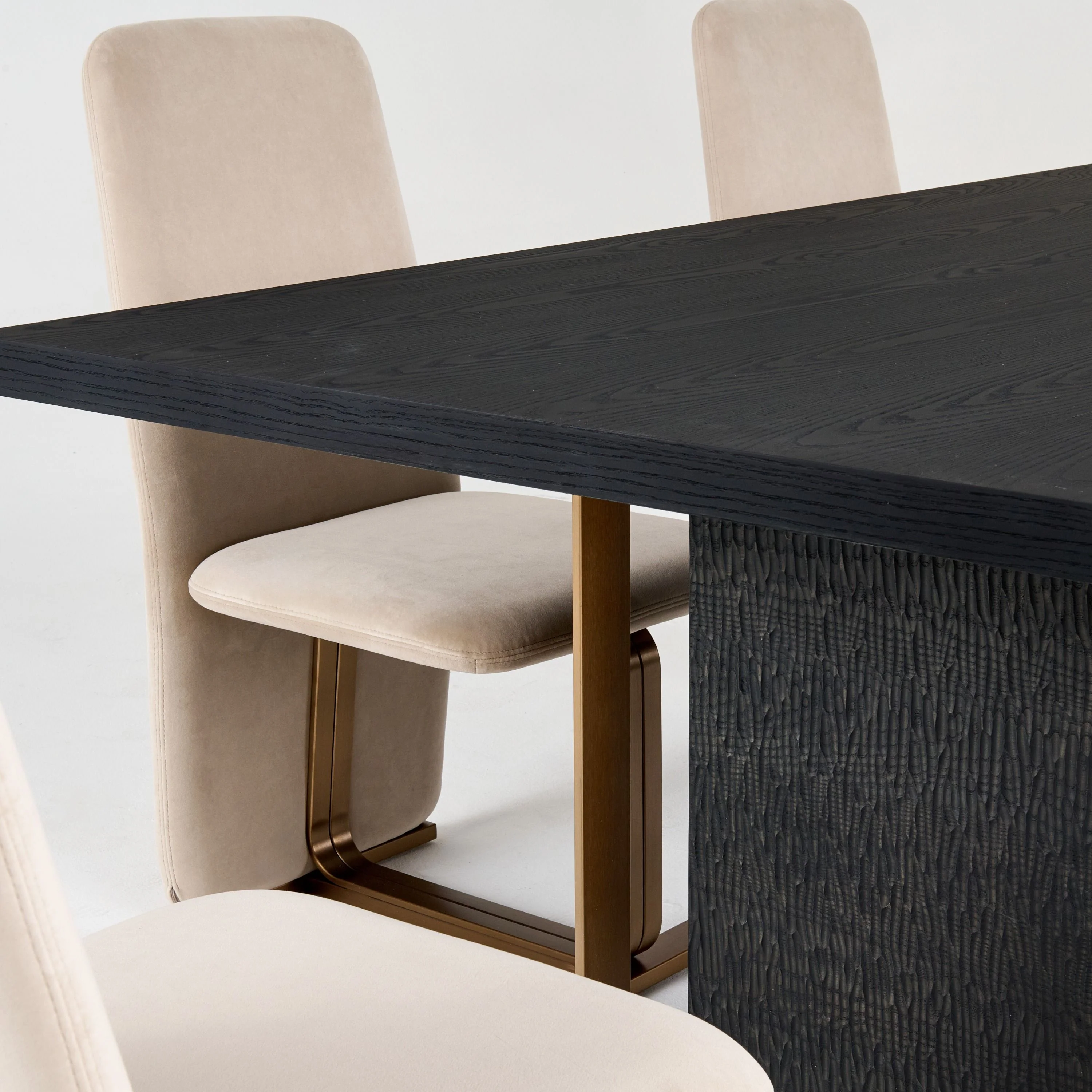 Modrest Tasha - Modern Black Ash Dining Table - Image 15
