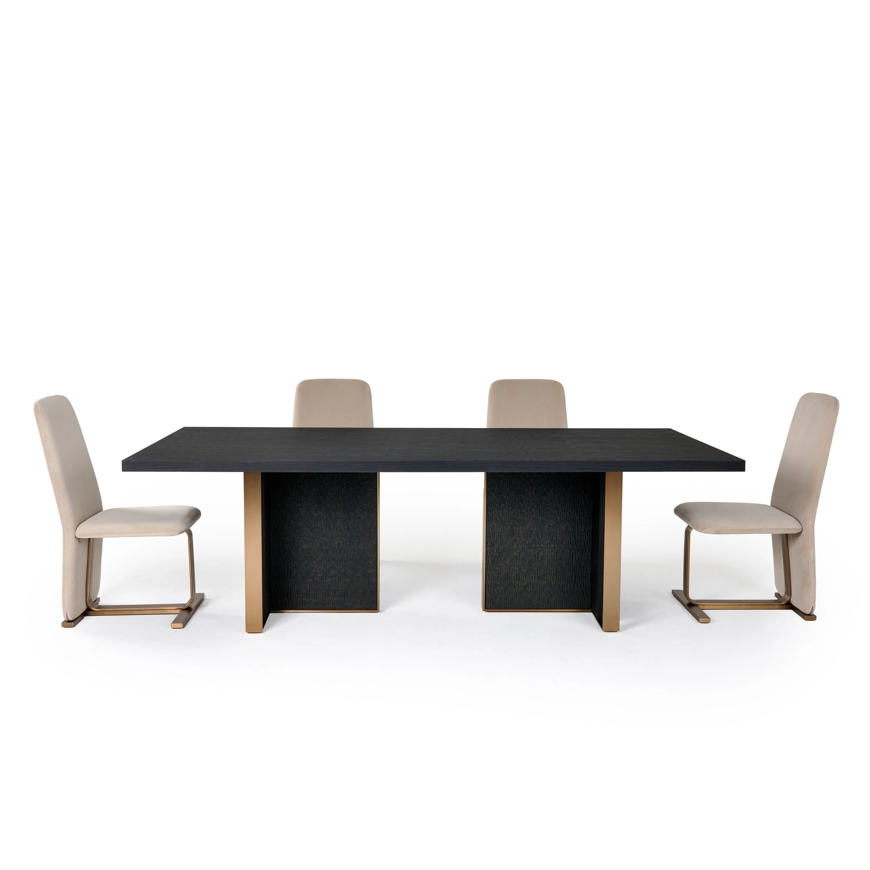 Modrest Tasha - Modern Black Ash Dining Table - Image 9