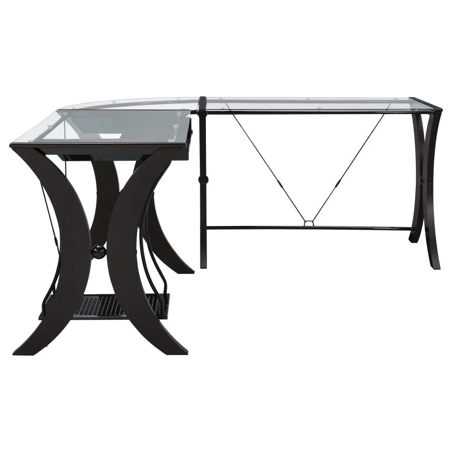 Monterey 800446 Cappuccino Computer Desk Set - Image 4