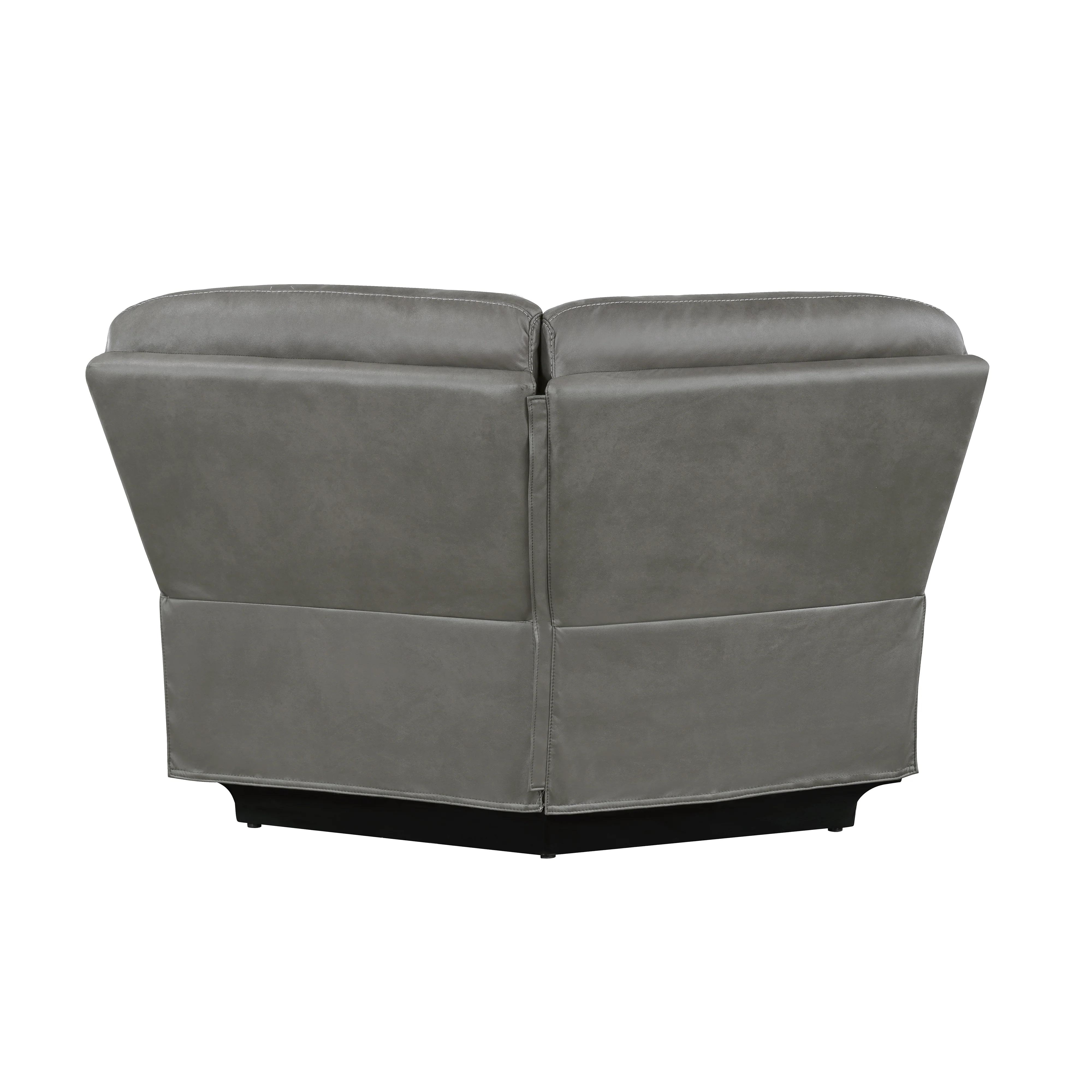 Morello 3 Pc Gray Power Sectional by New Classic - Image 13