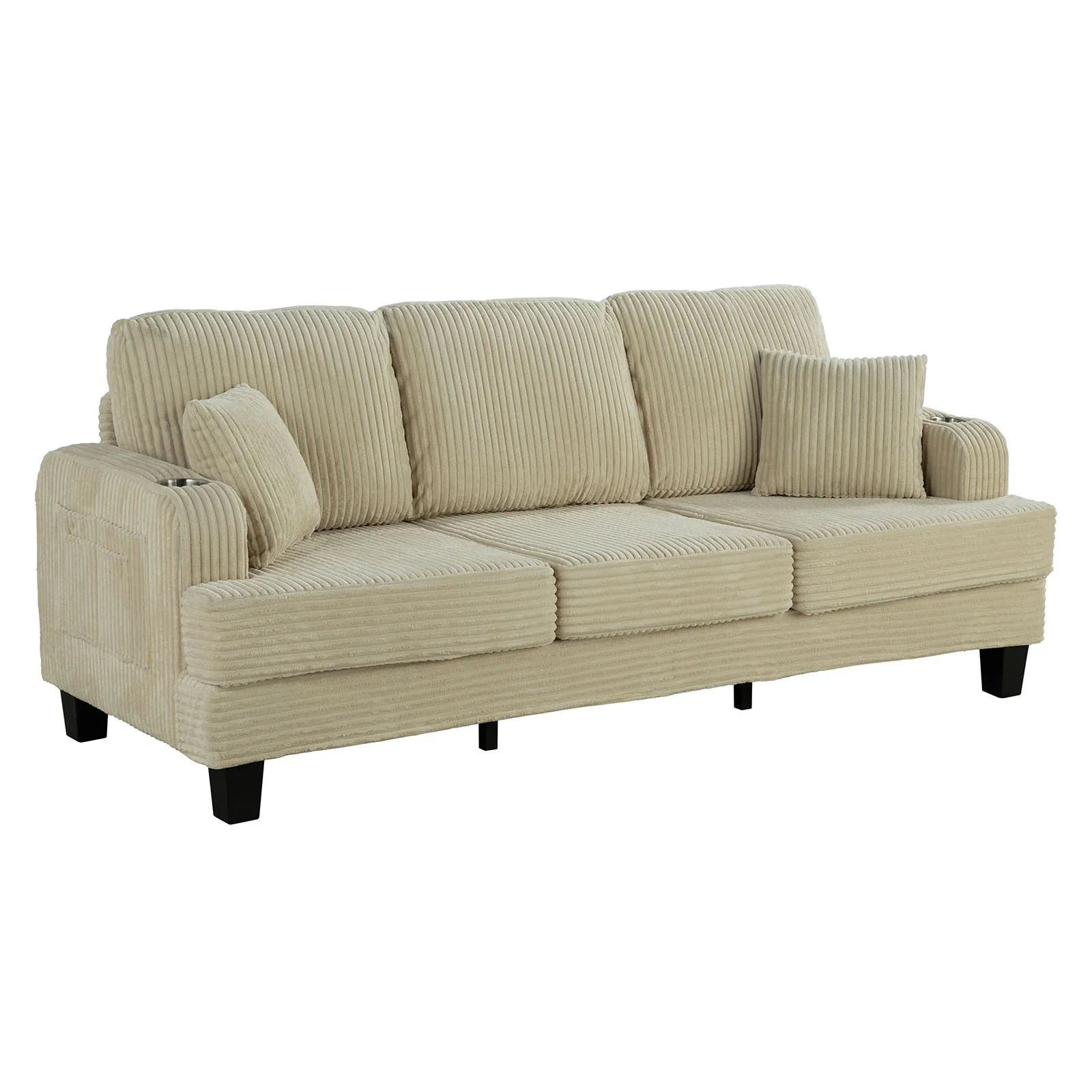 Moretaine 2 Pc Corduroy Sofa Collection - Image 2