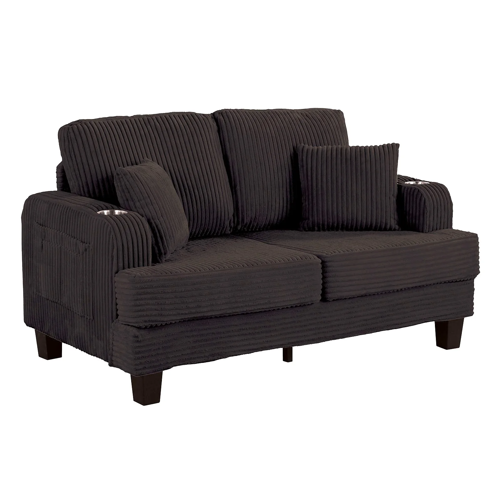 Moretaine Black 2 Pc Sofa Collection - Image 3