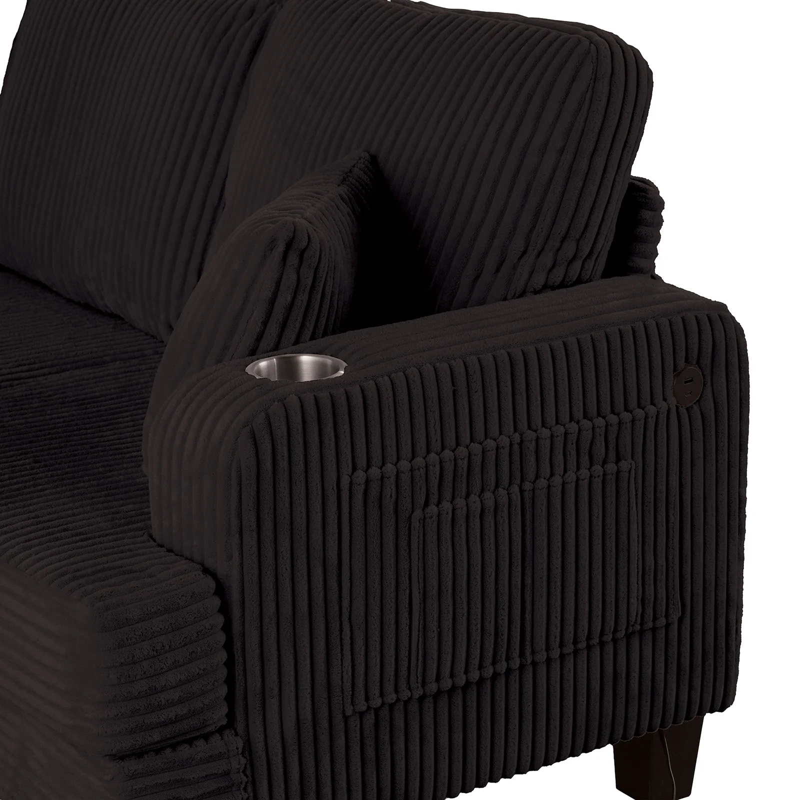 Moretaine Black 2 Pc Sofa Collection - Image 5