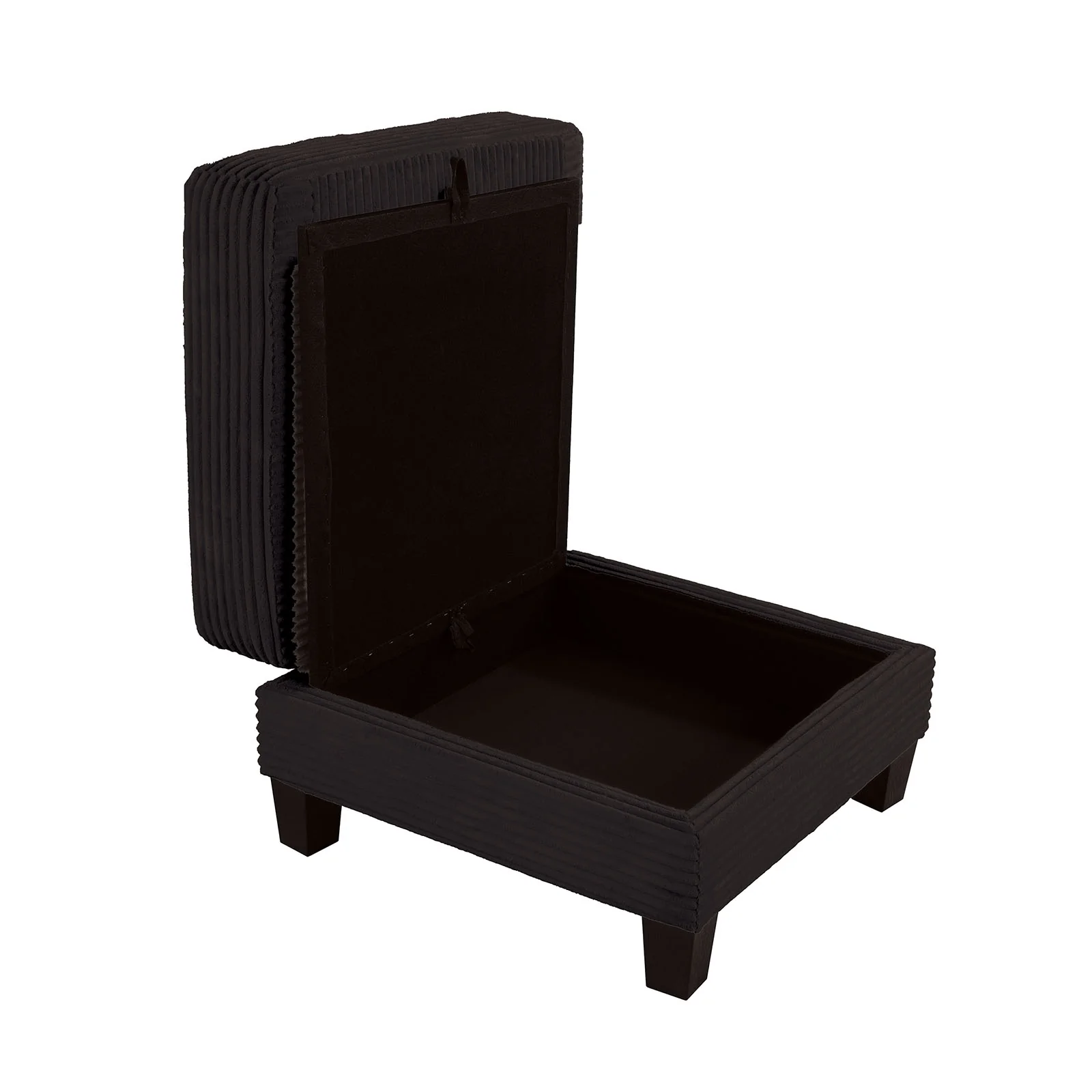 Moretaine Black Storage Ottoman SL6932BK-OT - Image 2