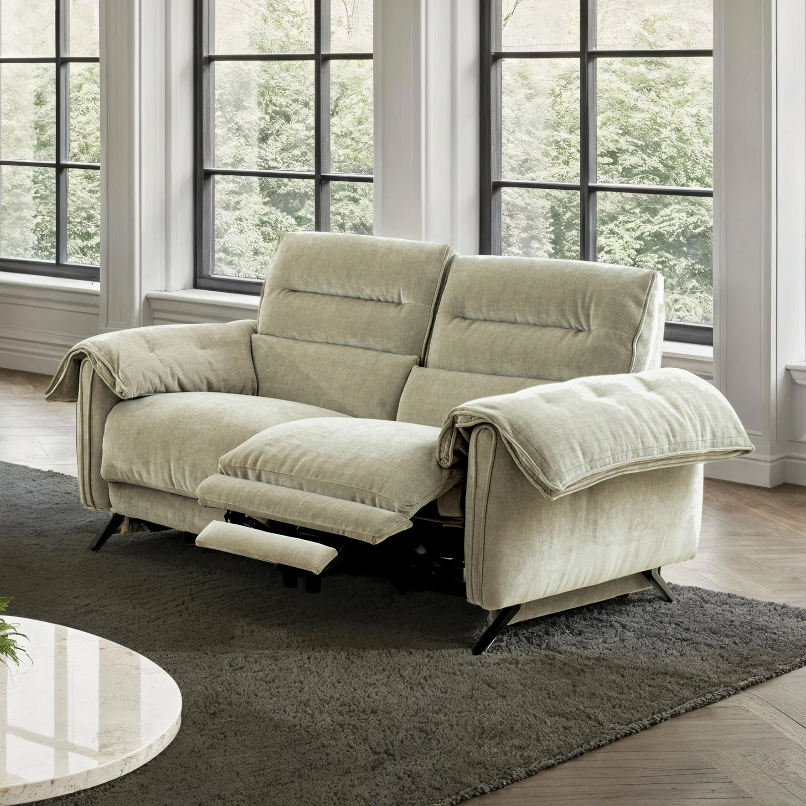Morley Oversized Power Sofa & Loveseat - 3 Colors - Image 3