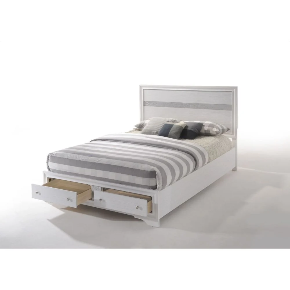 Naima Bedroom Collection - Storage FB (White) - Image 3