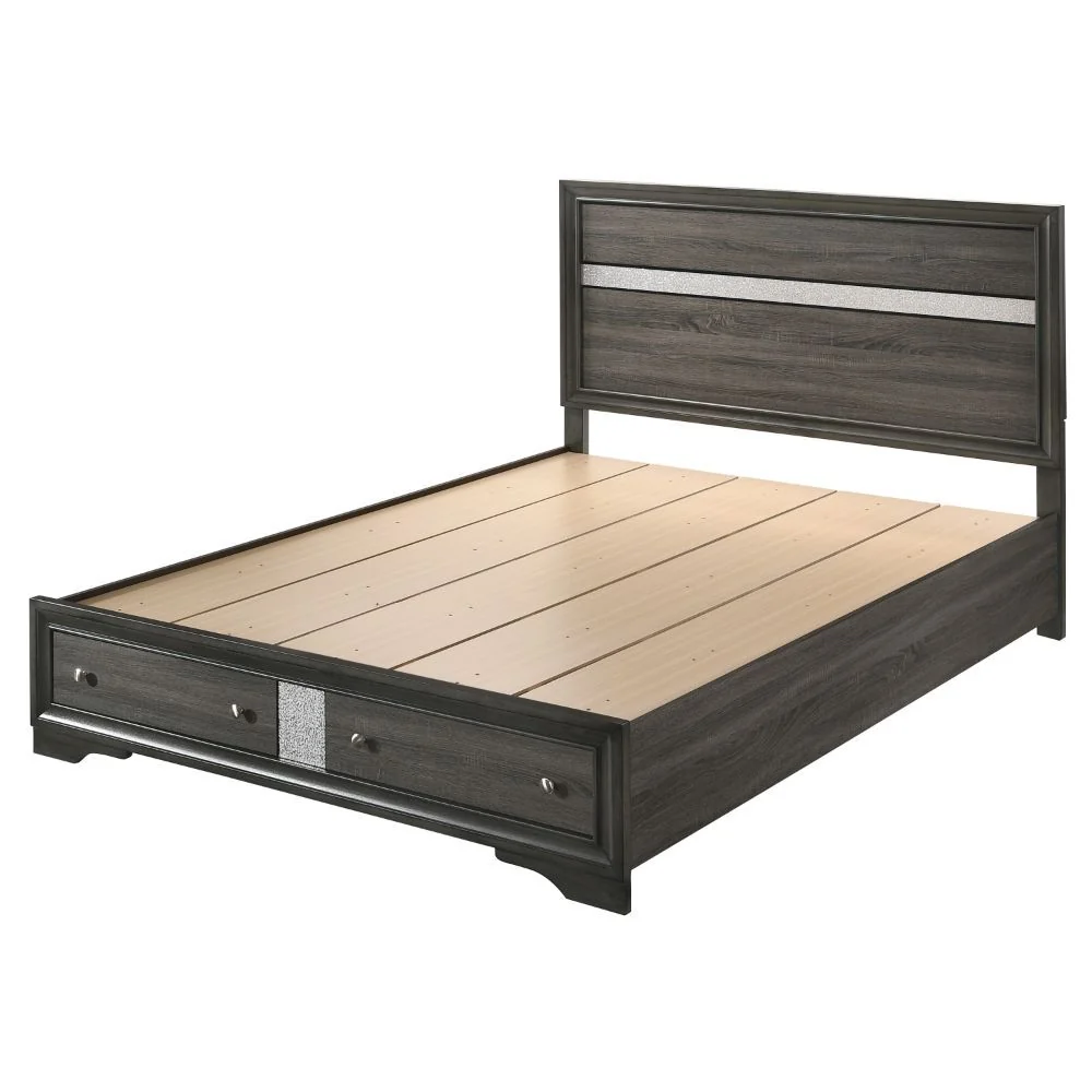 Naima Bedroom Collection - Storage FB (Black) - Image 6