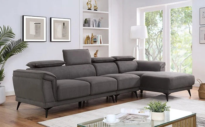 Napanee Sectional CM6254GY - Furniture of America - Image 2