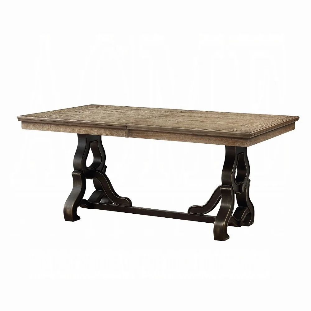 Nathaniel 62330 Dining Collection - Fabric & Maple Finish - Image 3