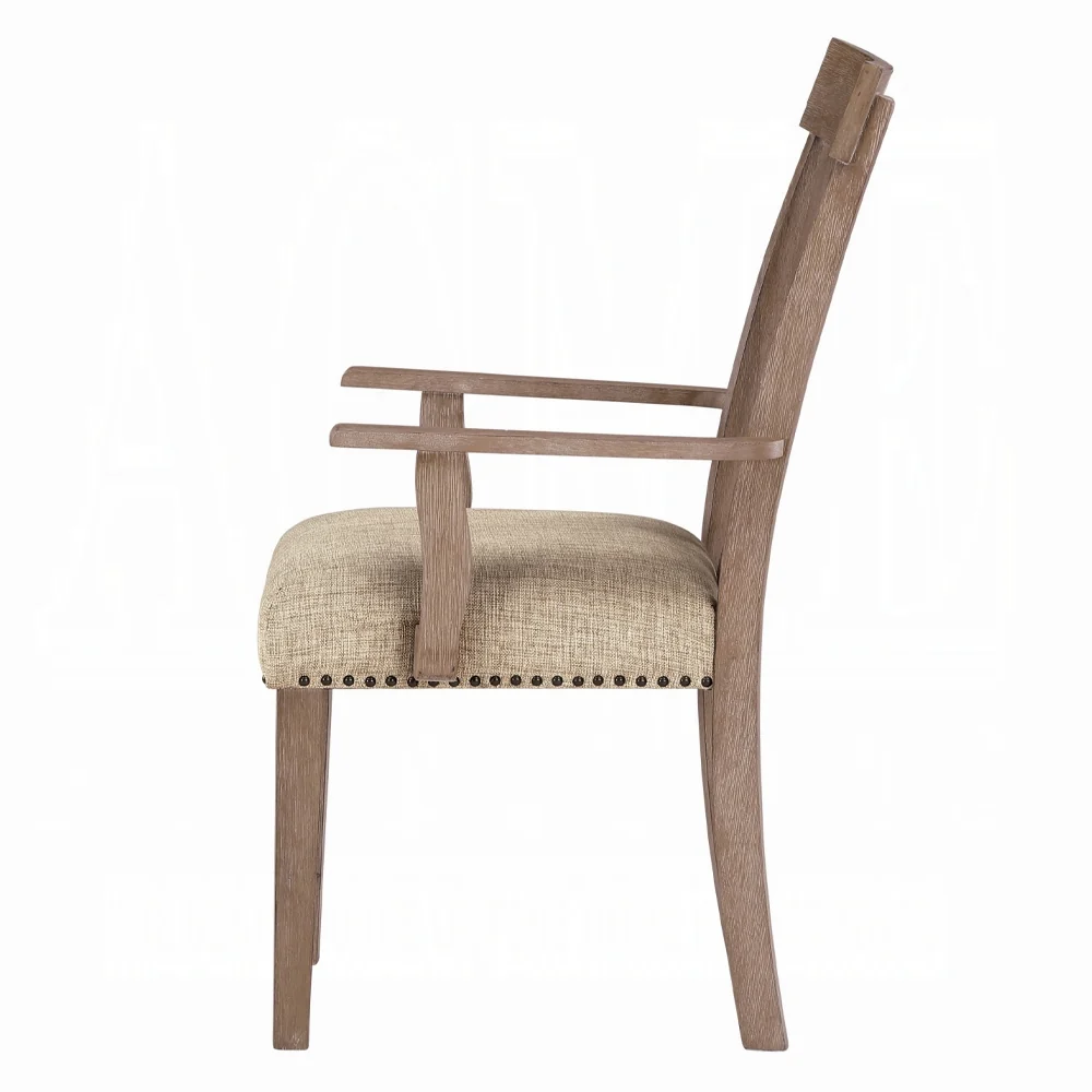 Nathaniel 62330 Dining Collection - Fabric & Maple Finish - Image 7