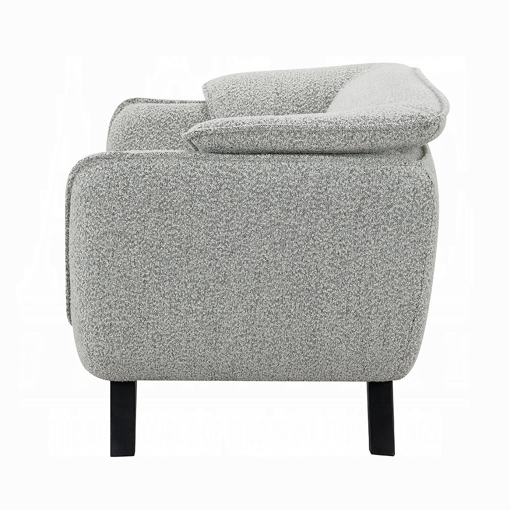 Nayeli Light Gray Boucle Chair LV04202 - Image 4