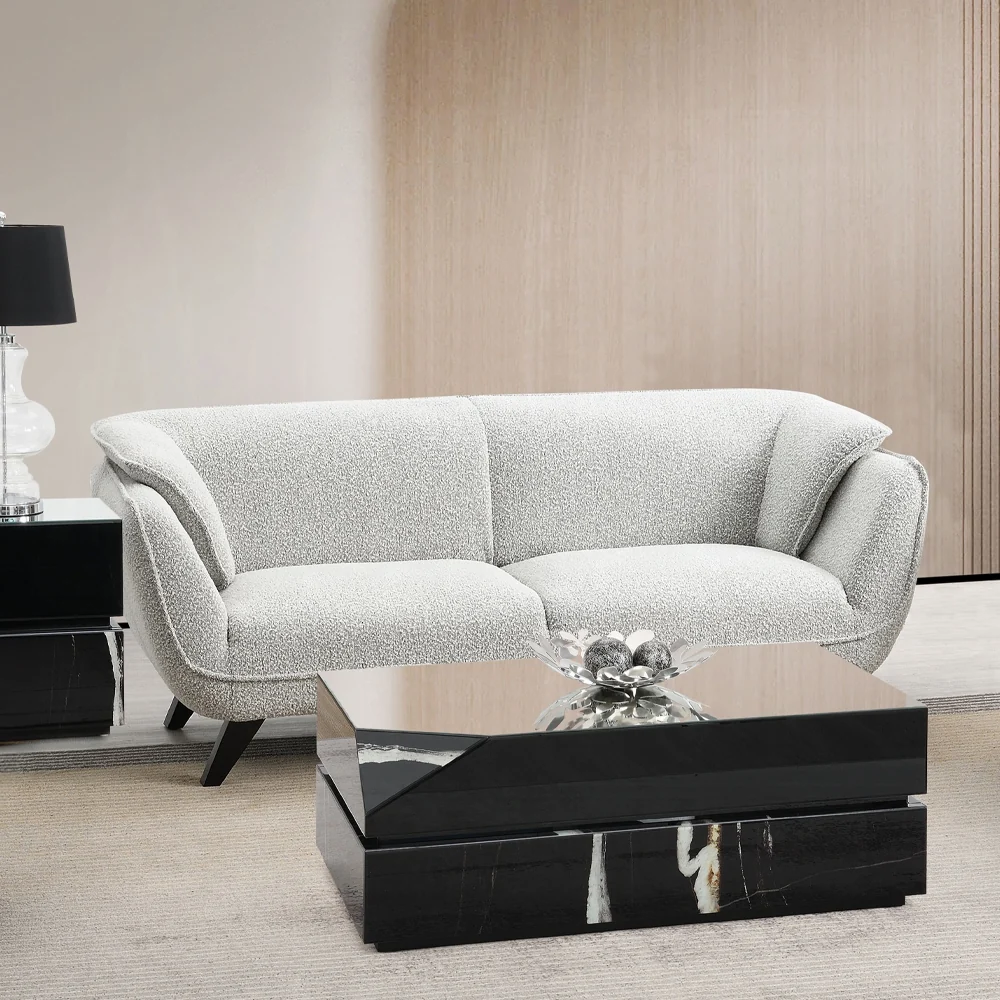 Nayeli Light Grey Boucle Sofa Collection LV04200 - Image 2