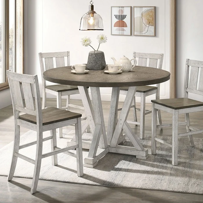 Dakota Round Table Dining Collection - Farmhouse Design - Image 2