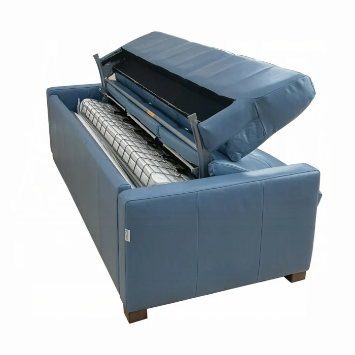 Noci Italian Leather Sofa w/Sleeper - 2 Colors - Image 3