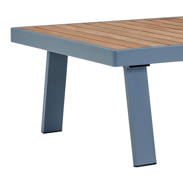 Armen Living Nofi Outdoor Sectional - Gray Cushions - Image 7
