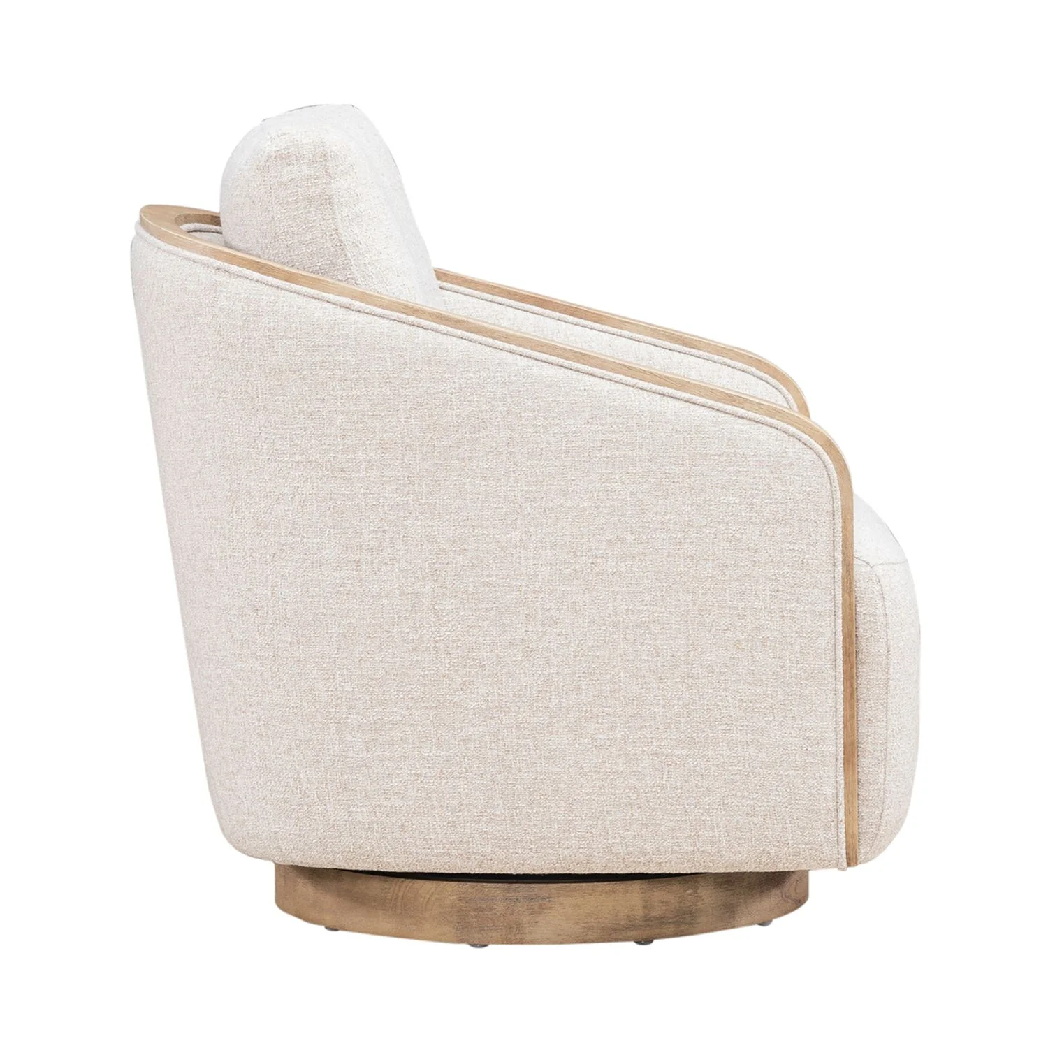 Nora Accent Chair - Light Brown - Image 3