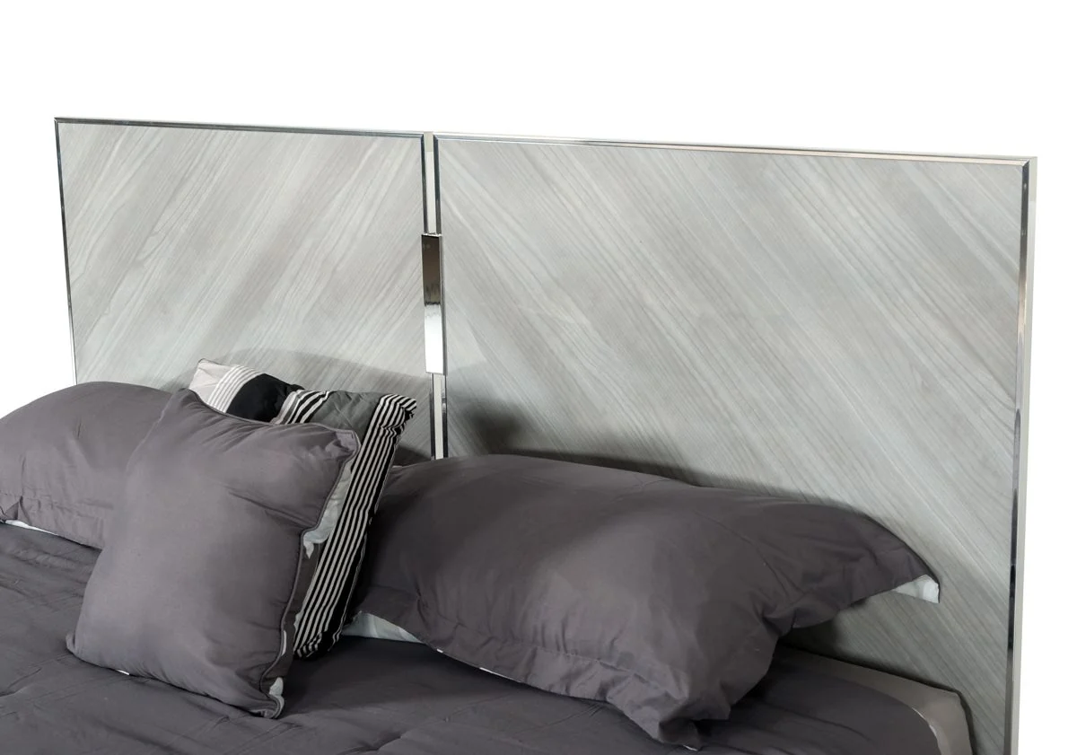 Nova Domus Alexa Modern Grey Bedroom Set - Made in Italy - Image 6