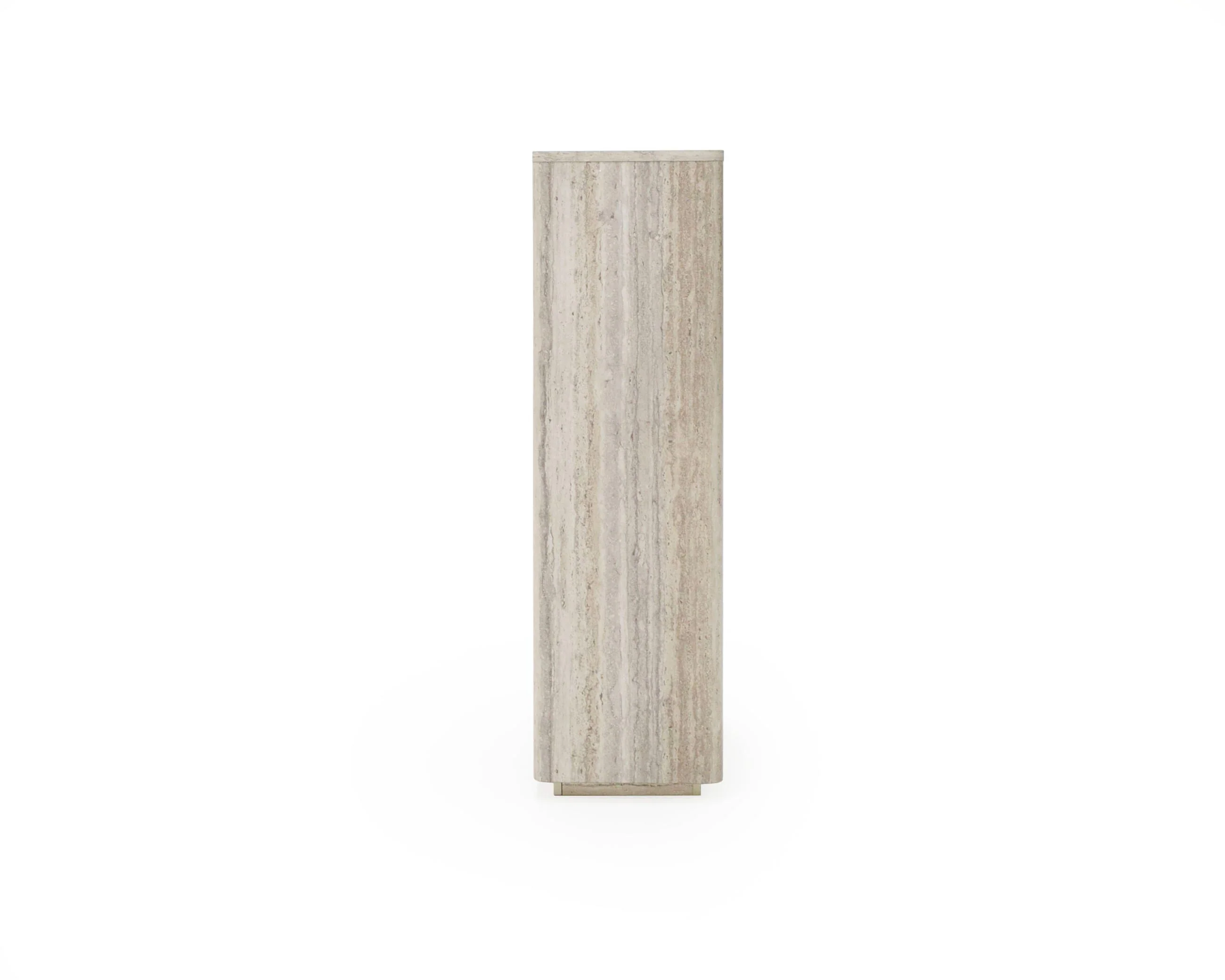Nova Domus Roma - Modern Faux Travertine Bookcase - Image 5