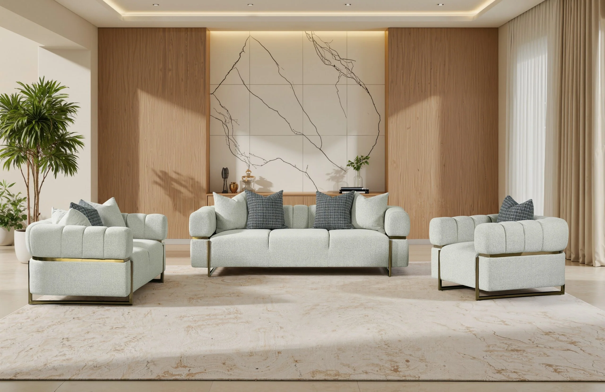 Oasis 2 Pc Upholstered Sofa Set by Sharelle - Image 2