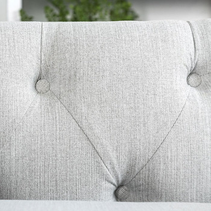 Ornella Light Gray Sectional - Furniture of America - Image 6