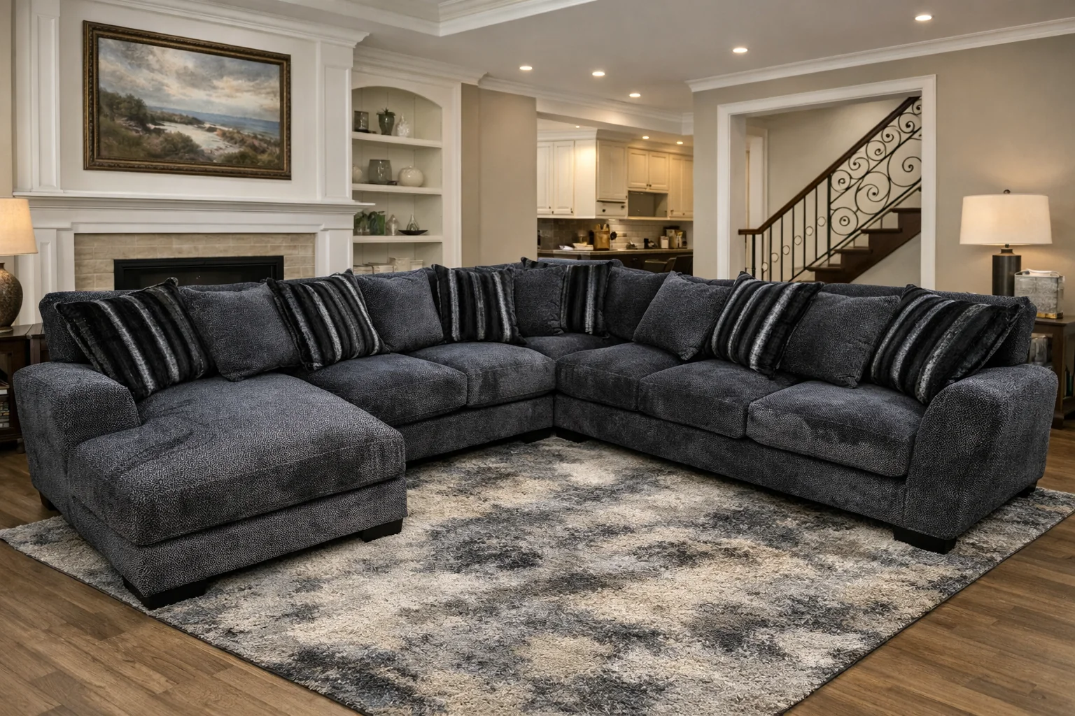 Wesley Oversize Sectional New Comfort Ind