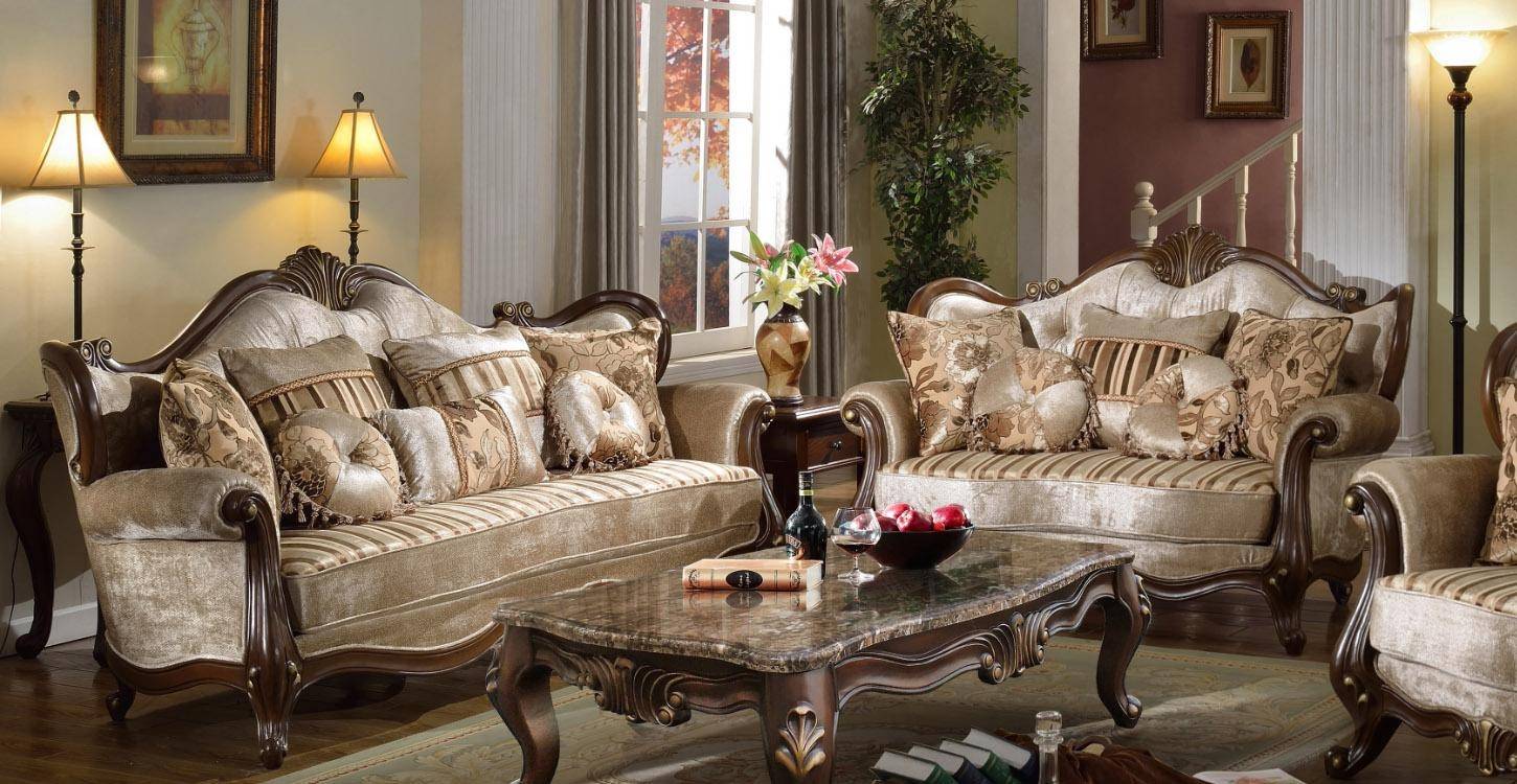 McFerran SF8700 Sofa Collection - Brown Solid Wood Trim - Image 2