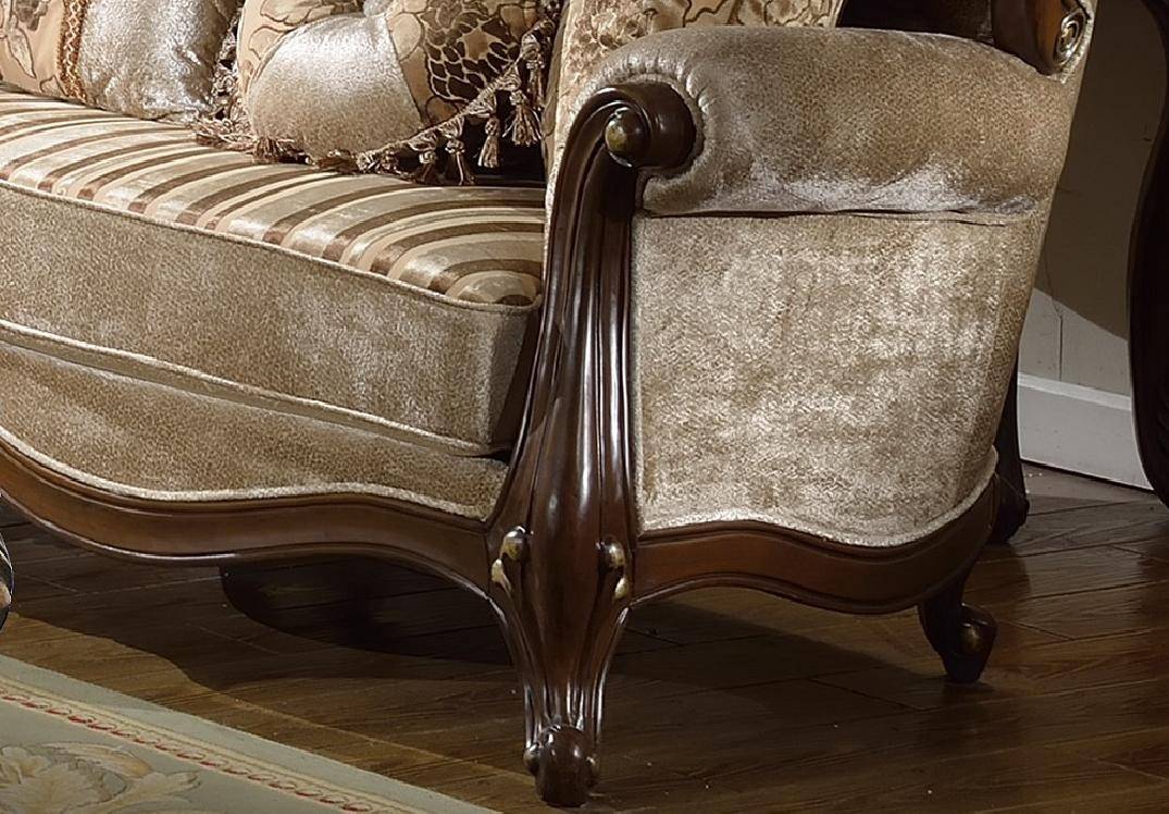 McFerran SF8700 Sofa Collection - Brown Solid Wood Trim - Image 3