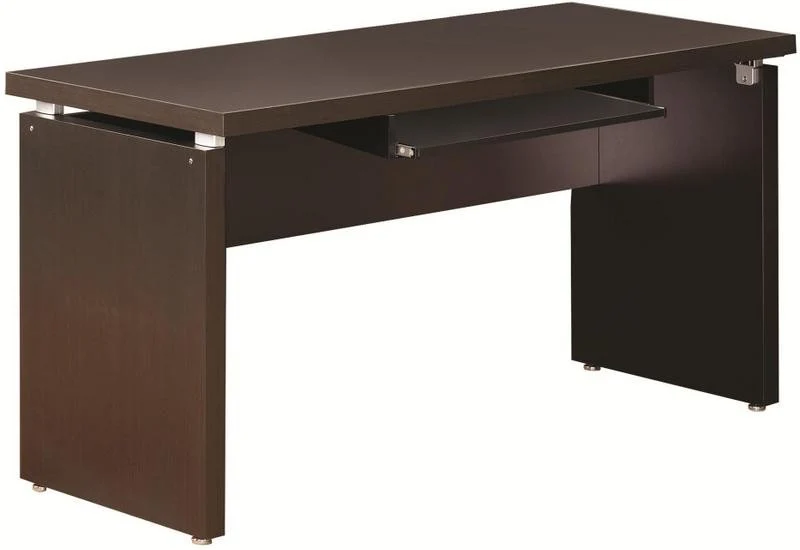 Skylar Home Office Desk Collection - Cappuccino Finish - Image 3