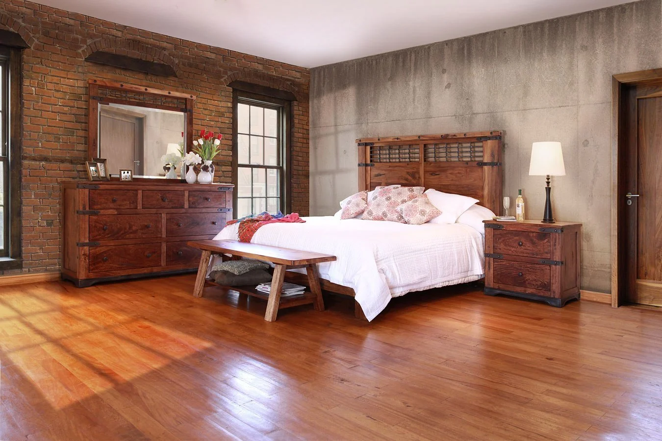 Parota Bedroom Collection by IFD - Exotic Lumber