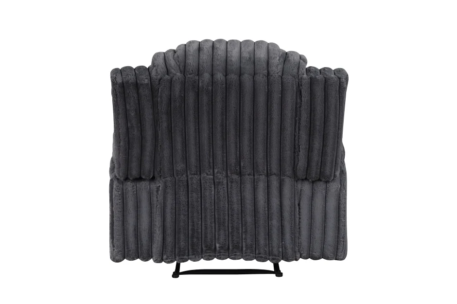 Phyllis Gray Corduroy Recliner 8348DGY-1 - Image 4