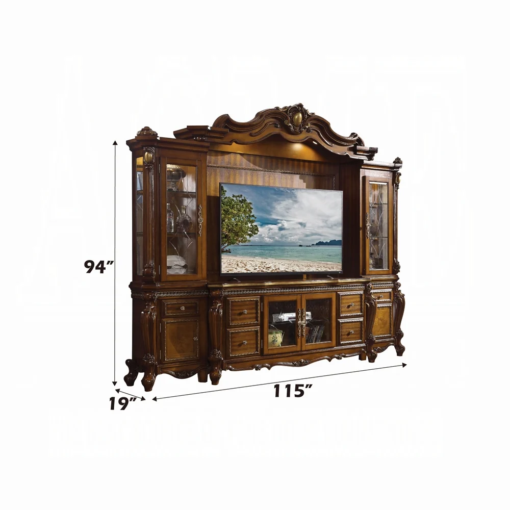 Picardy 91520 Honey Oak Entertainment Center - Image 3