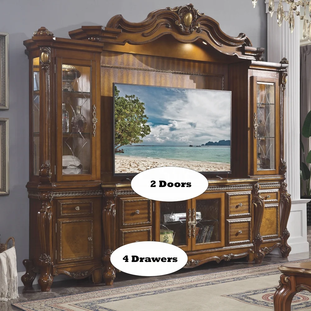 Picardy 91520 Honey Oak Entertainment Center - Image 4