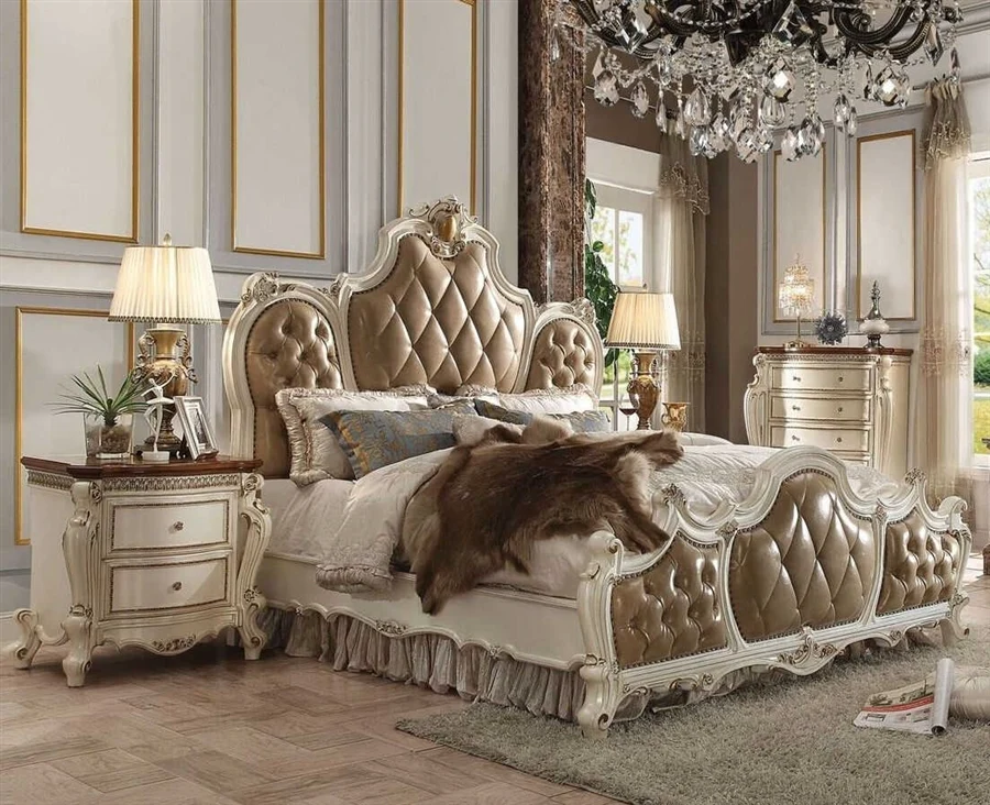 Picardy Antique Pearl Bedroom Collection by Acme - Image 2