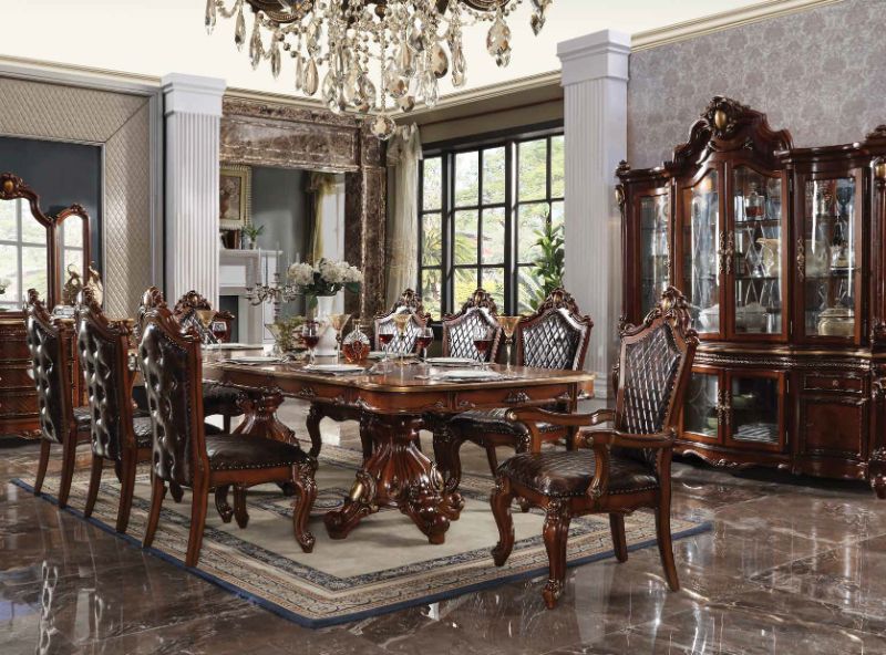Picardy 68220 Honey Oak Double Pedestal Dining Set