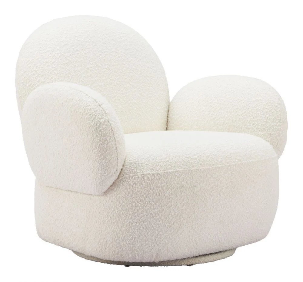 Pilka Swivel Chair White 110280 - Image 2
