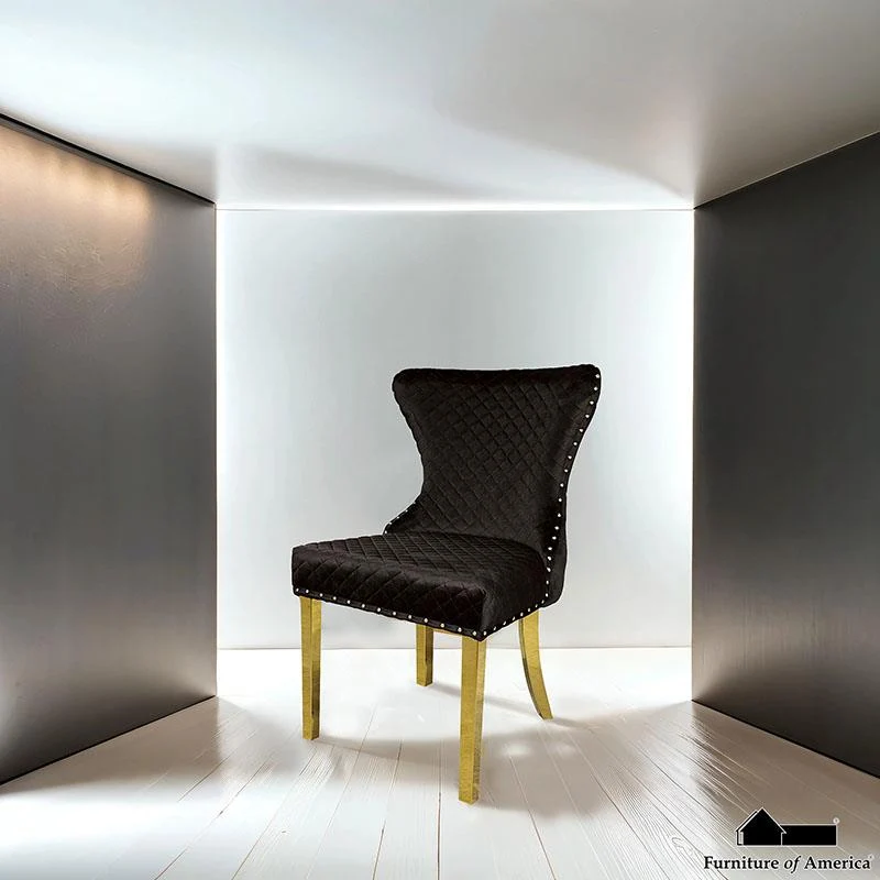 Portanova Glam Dining Set - Gold Base - Image 2